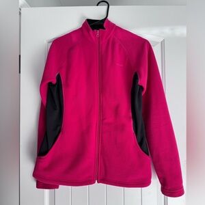 Reebok Womens Fuchsia and Black Jacket